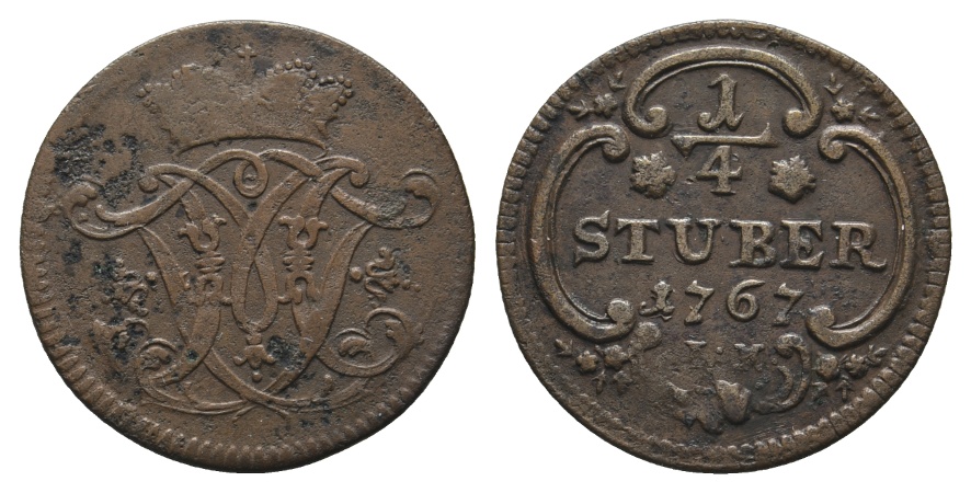  Altdeutschland; Kleinmünze 1767   