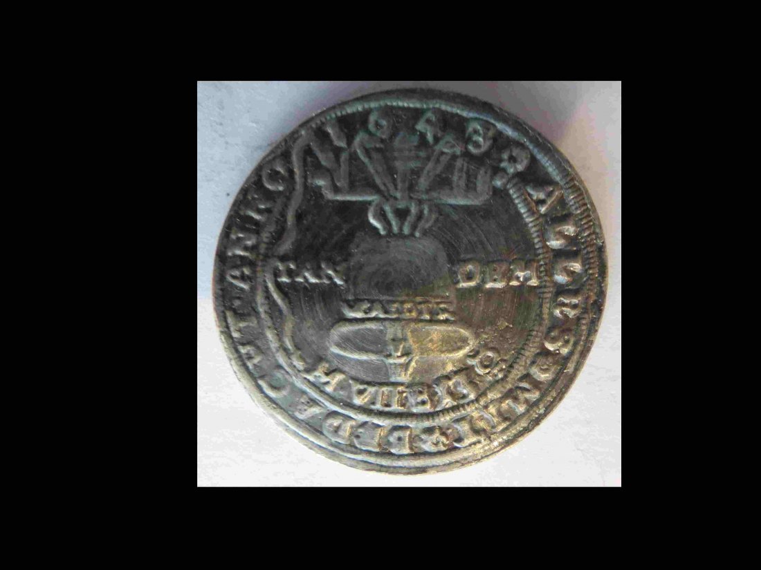  1 Taler (sog.Glockentaler) Braunschweig-Wolfenbüttel 1643,August d.Jüngere, Nachprägung 1982 Zinn   