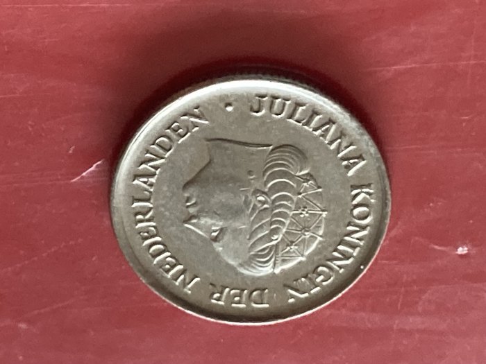  Münze Umlaufmünze Niederlande 25 Cent 1980   