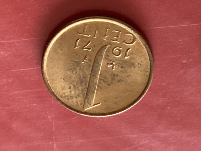 Münze Umlaufmünze Niederlande 1 Cent 1971