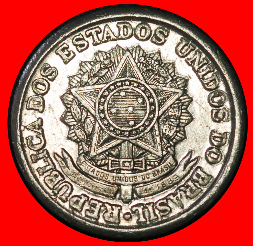  Ⰶ SOUTHERN CROSS (1957-1961): BRAZIL★ 1 CRUZEIRO 1961! STAR 1889! MINT LUSTRE★LOW START★ NO RESERVE!   