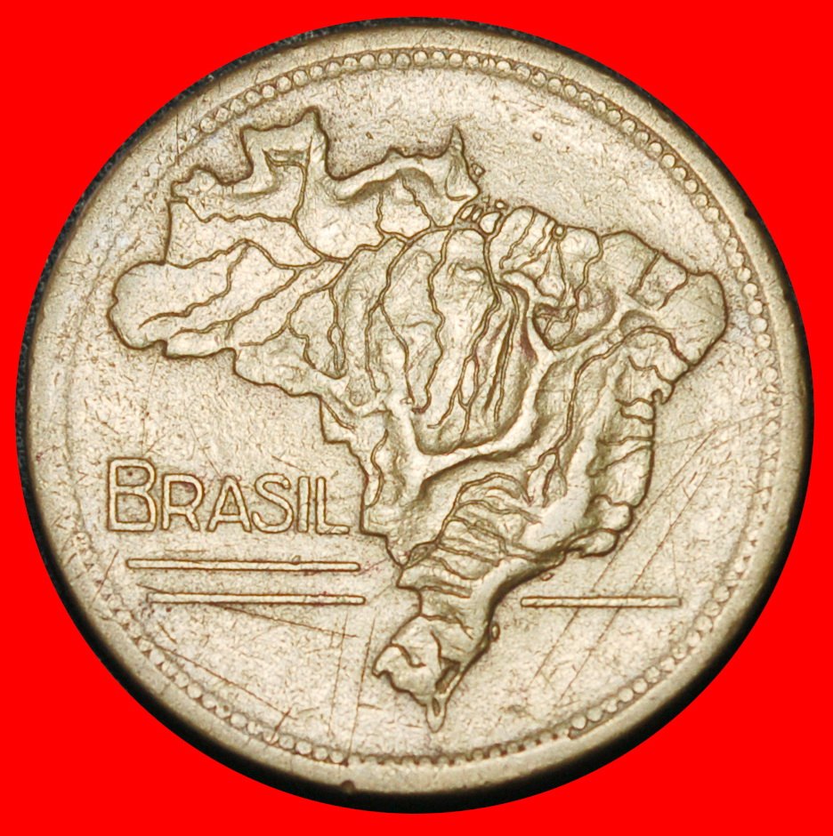  Ⰶ MAP and SOUTHERN CROSS (1942-1956): BRAZIL ★ 2 CRUZEIROS 1946!★LOW START★ NO RESERVE!   