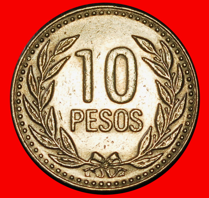 Ⰶ SHIPS (1989-2012): COLOMBIA ★ 10 PESOS 1990! ★LOW START★ NO RESERVE!