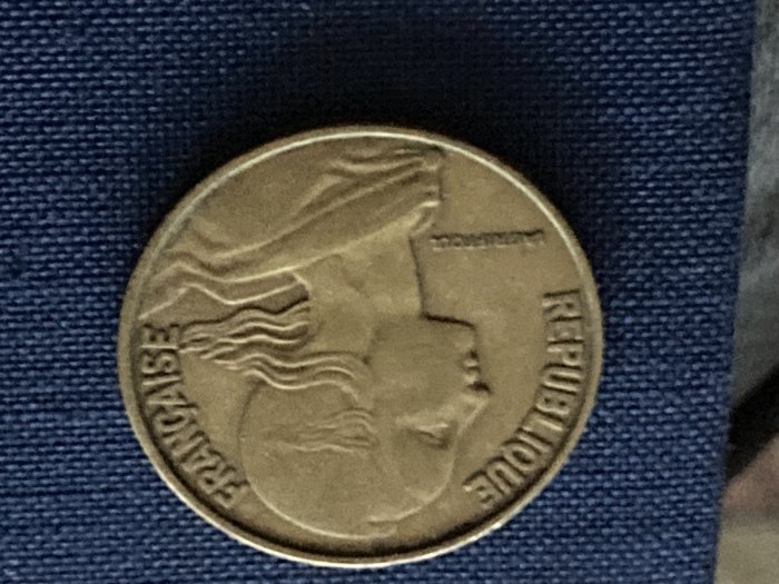  Münze Umlaufmmünze Frankreich 20 Centimes 1963   
