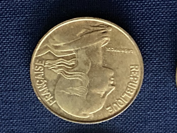  Münze Umlaufmmünze Frankreich 20 Centimes 1986   