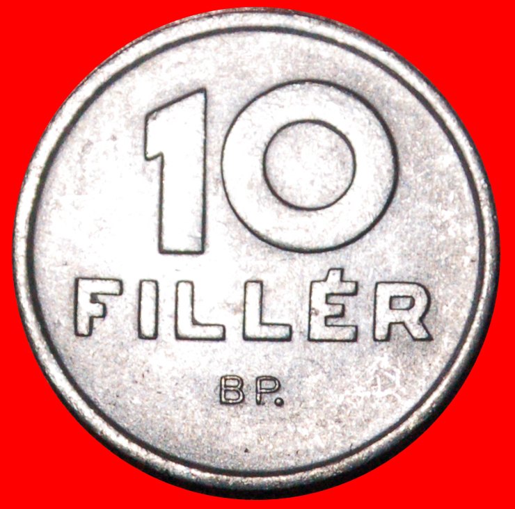  Ⰶ POSTKOMMUNISTISCHE TAUBE (1990-1996): UNGARN ★ 10 FILLER 1992BP uSTG STEMPELGLANZ ★OHNE VORBEHALT!   