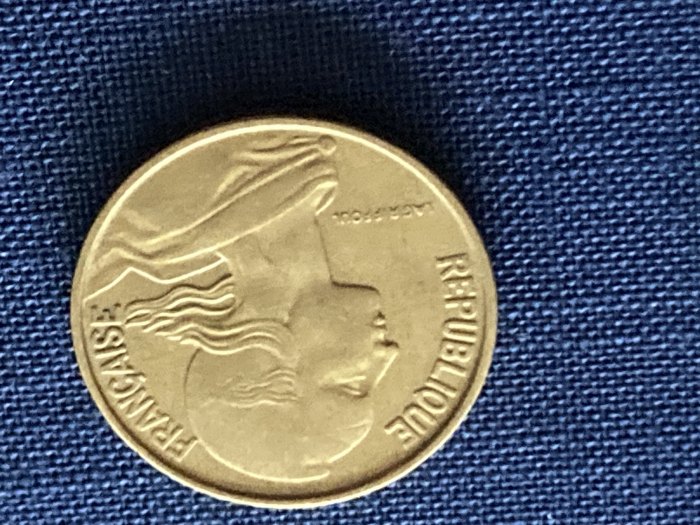  Münze Umlaufmünze Frankreich 10 Centimes 1967   