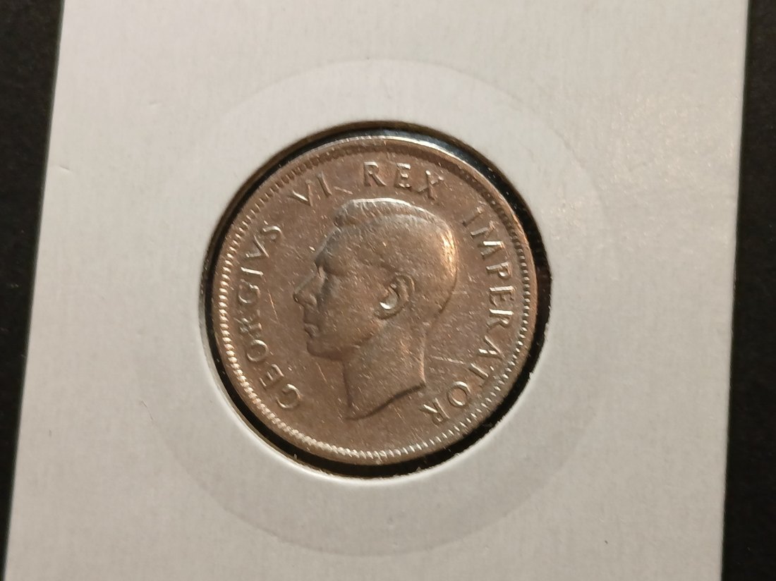 South Africa - 1 Shilling 1942 silber   
