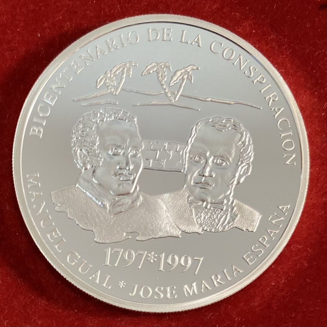 VENEZUELA - 500 BOLÍVARES - 31,1 g -SILVER 900%