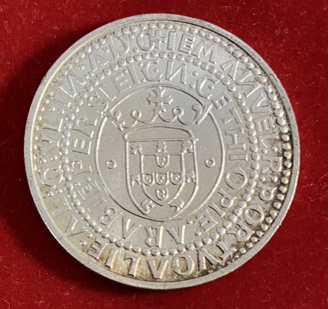  PORTUGAL -  1.000 ESCUDOS - SILVER 835%   
