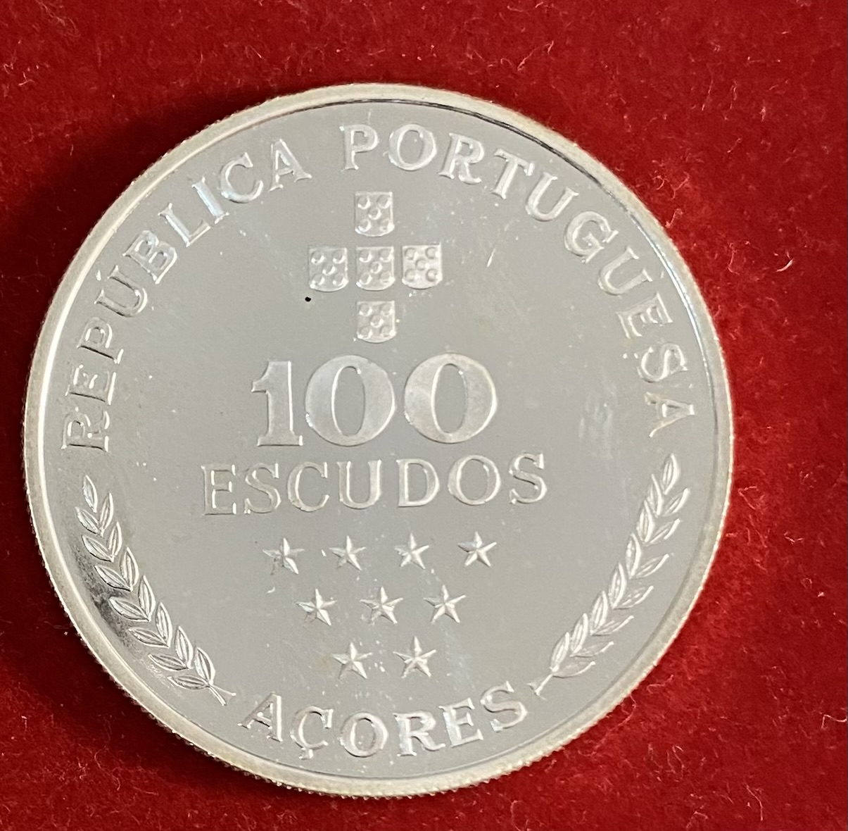 PORTUGAL - 100 ESCUDOS - SILVER 925%