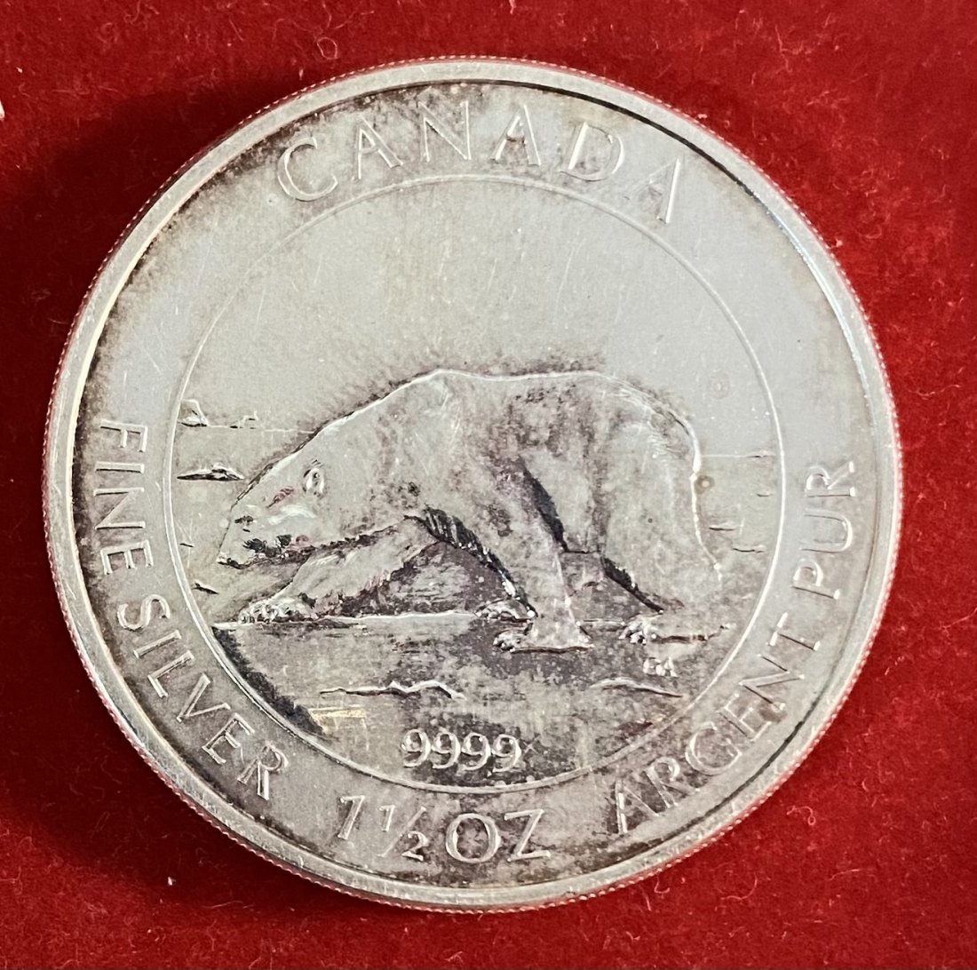  CANADÁ - 8 DOLLARS - 2013 - 1 1/2 OZ - SILVER 999%   