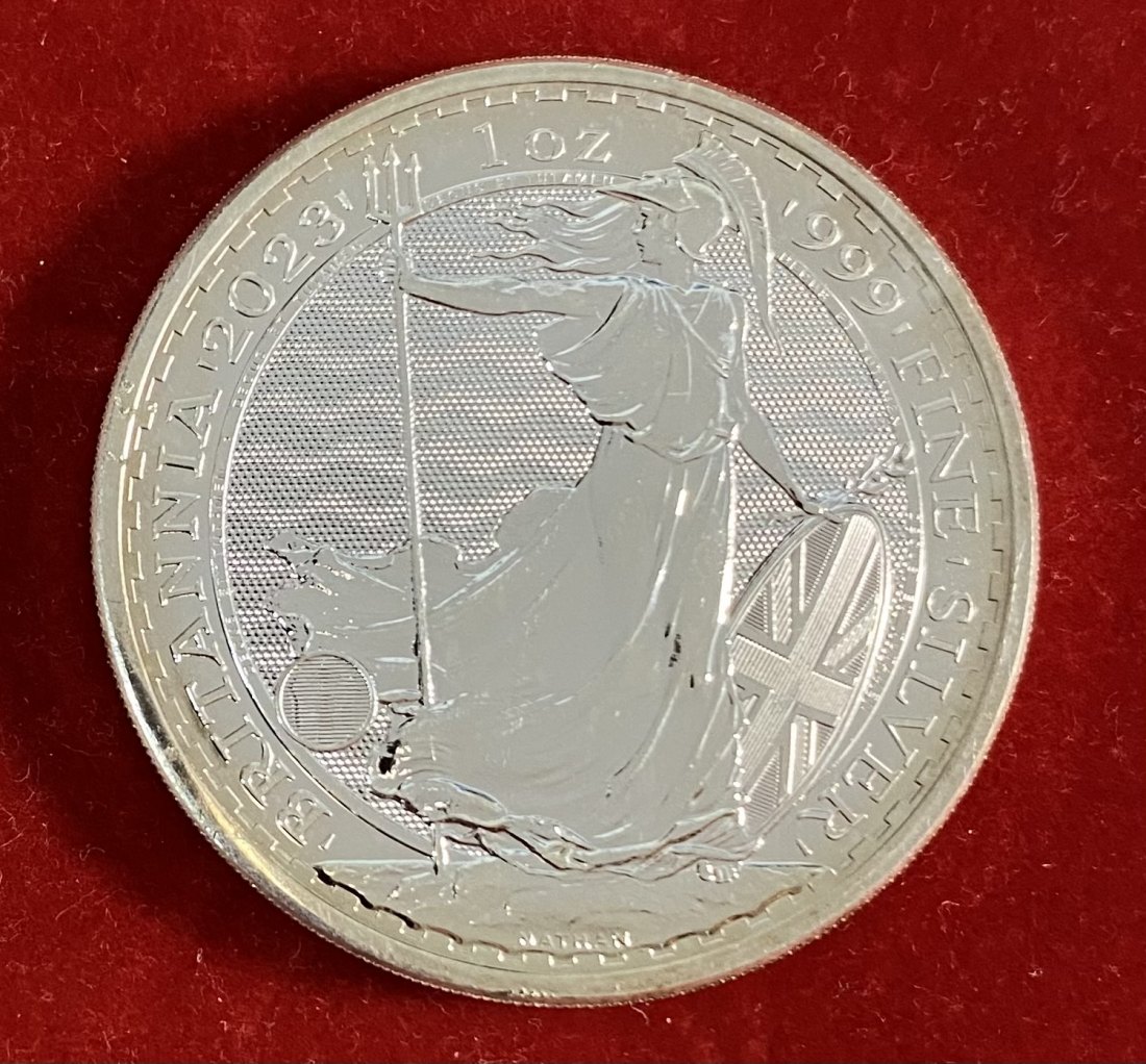  U.K. - 2 POUNDS - 2023 - 1 OZ - SILVER 999%   