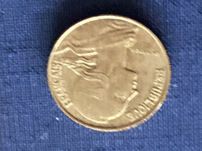  Münze Umlaufmünze Frankreich 10 Centimes 1992   