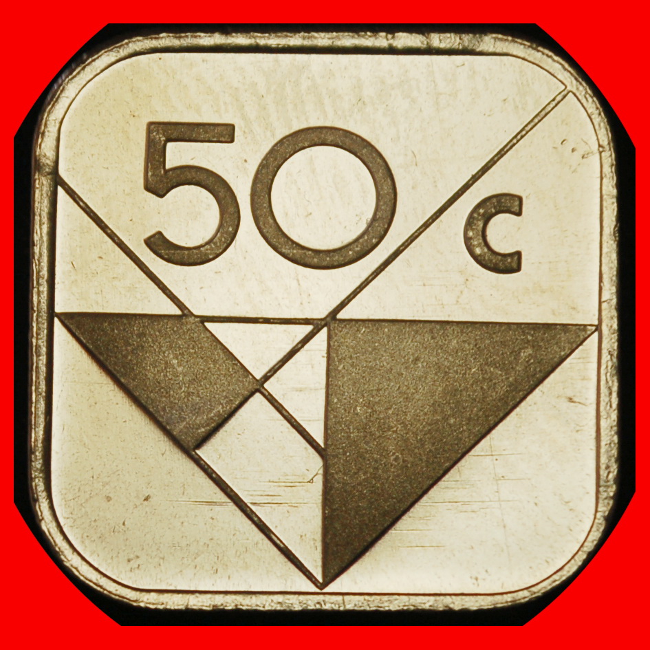  Ⰶ NETHERLANDS (1986-2023): ARUBA ★ 50 CENTS 1986! BEATRIX (1980-2013) UNC ★LOW START ★ NO RESERVE!   