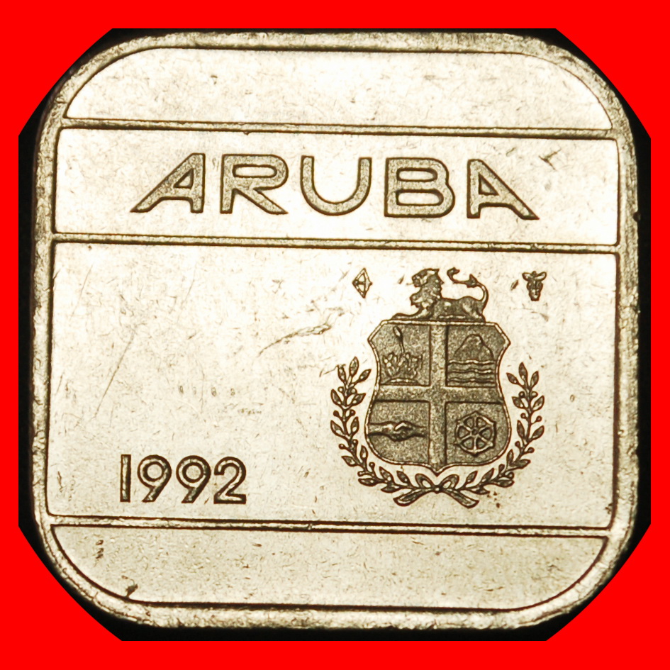  Ⰶ NETHERLANDS (1986-2023): ARUBA ★ 50 CENTS 1992! BEATRIX (1980-2013) LUSTRE★LOW START ★ NO RESERVE!   