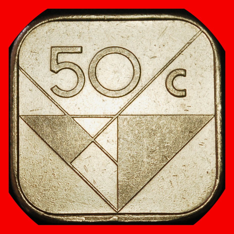  Ⰶ NETHERLANDS (1986-2023): ARUBA ★ 50 CENTS 1992! BEATRIX (1980-2013) LUSTRE★LOW START ★ NO RESERVE!   