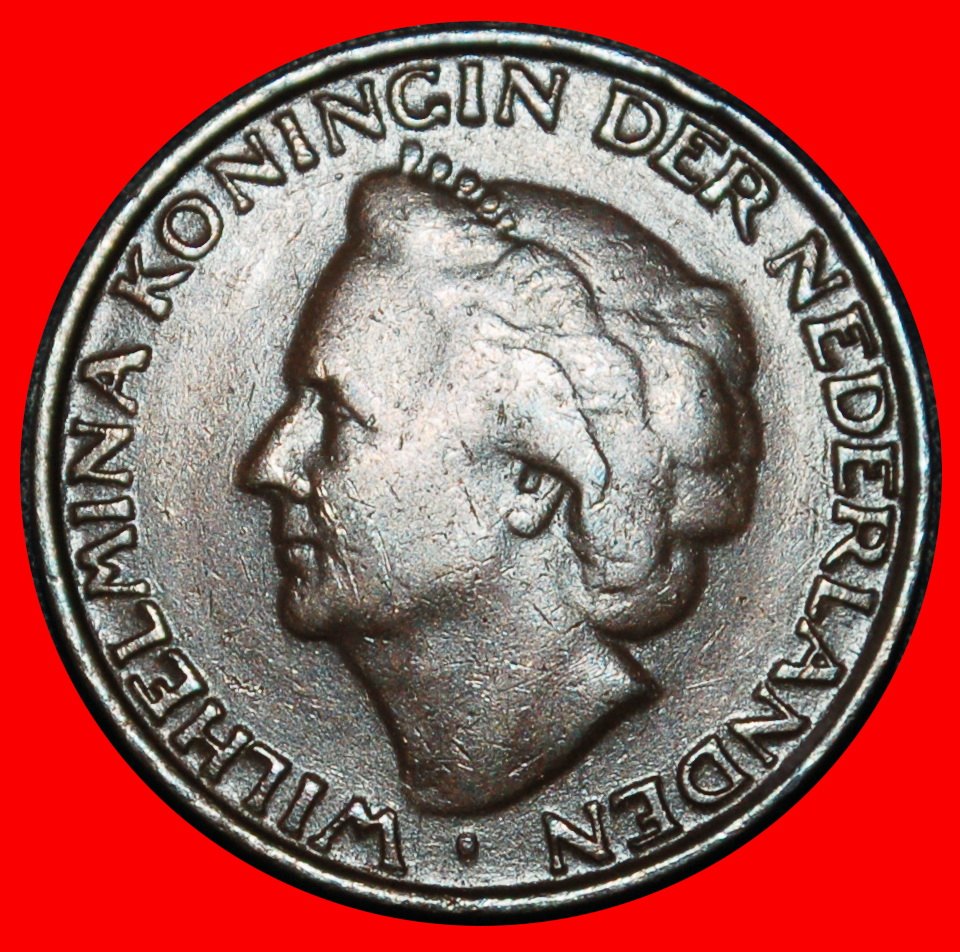 Ⰶ APFELSINE: NIEDERLANDE ★ 5 CENTS 1948 OHNE MUSCHELN! WILHELMINA (1890-1948)★OHNE VORBEHALT!