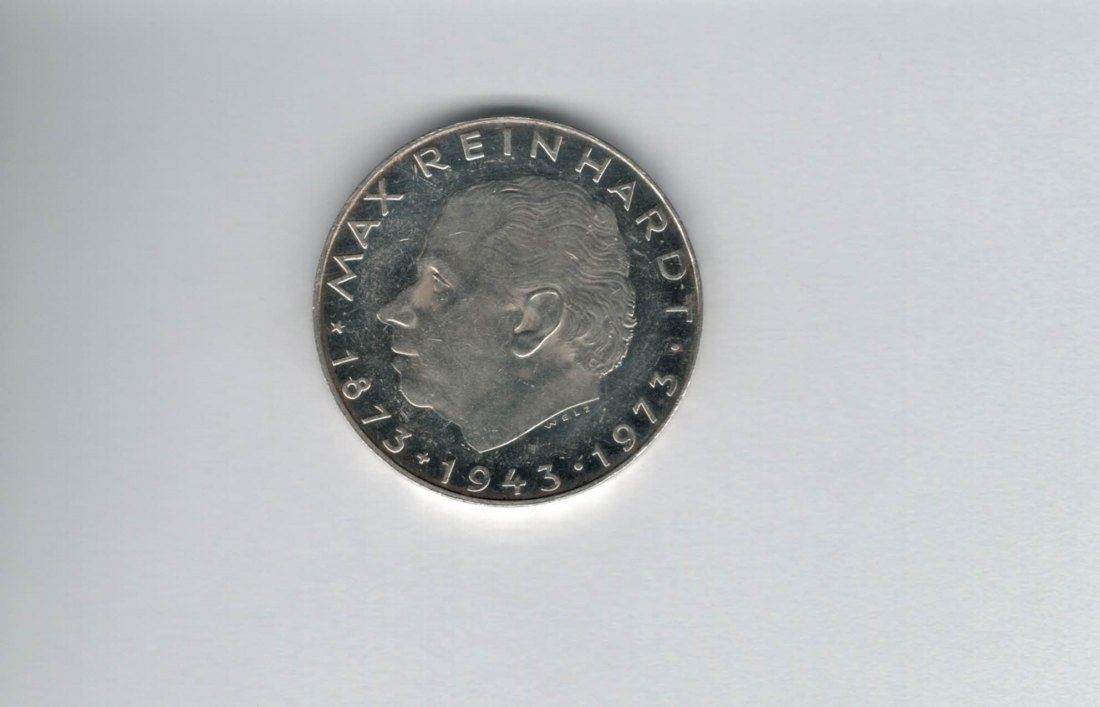 25 Schilling 1973 Max Reinhardt silber 10,4g fein Österreich Spittalgold9800 (04588/19)   