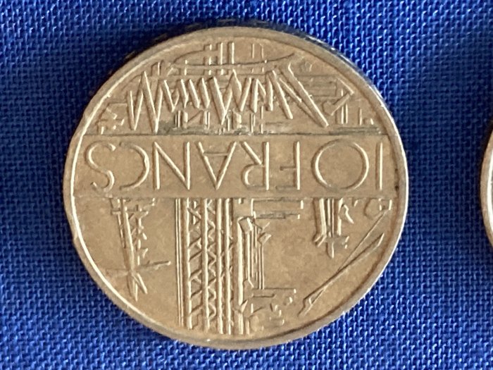Münze Umlaufmünze Frankreich 10 Francs 1979
