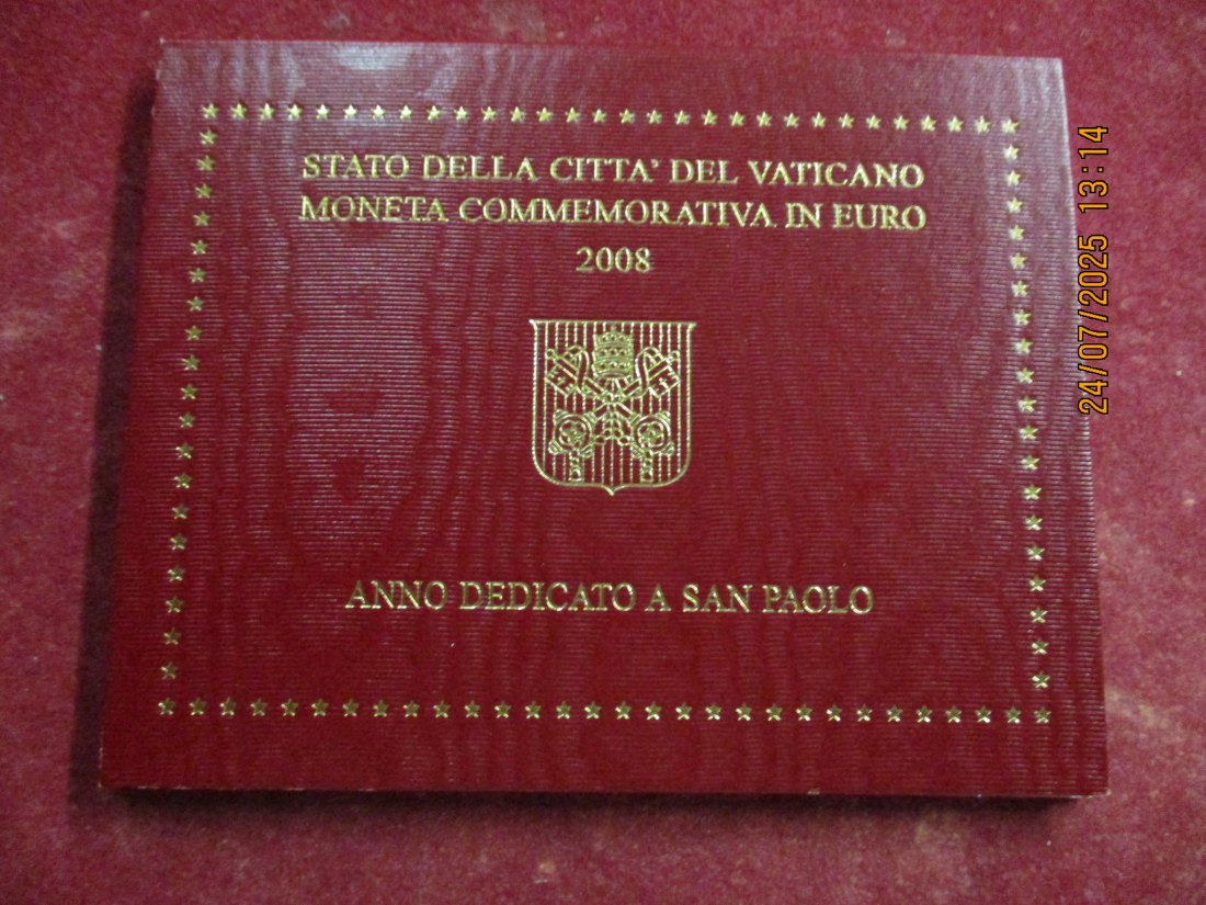  2 Euro 2008 Vatikan Gedenkmünze 4. Pontifikatsjahr - 44g   
