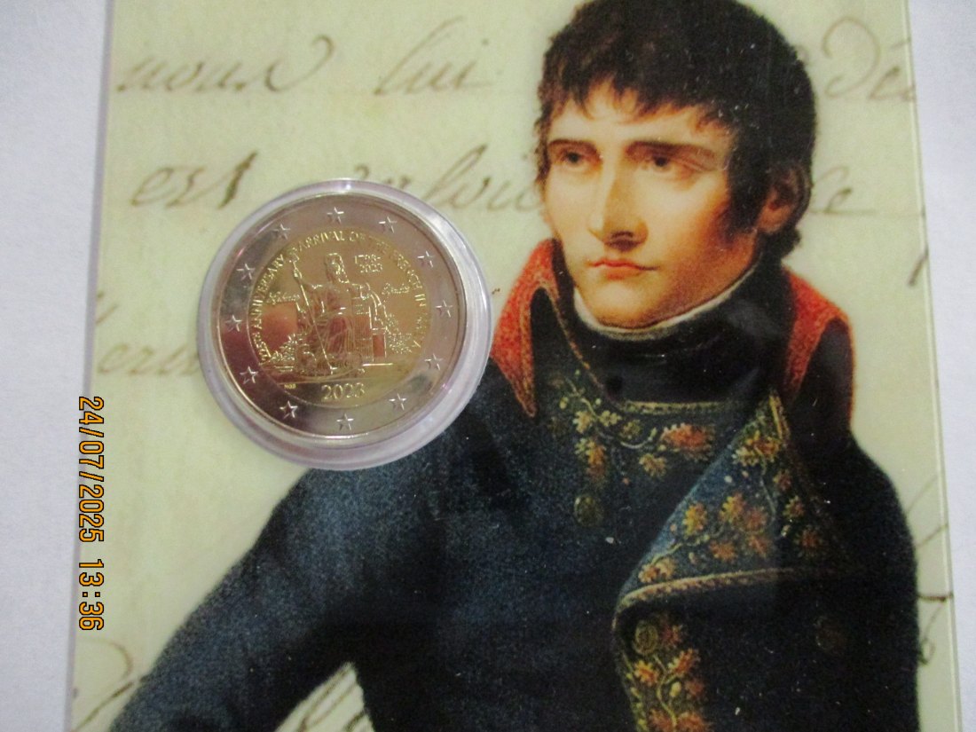  2 Euro 2023 Napoleon in Malta Gedenkmünze  - 23g   