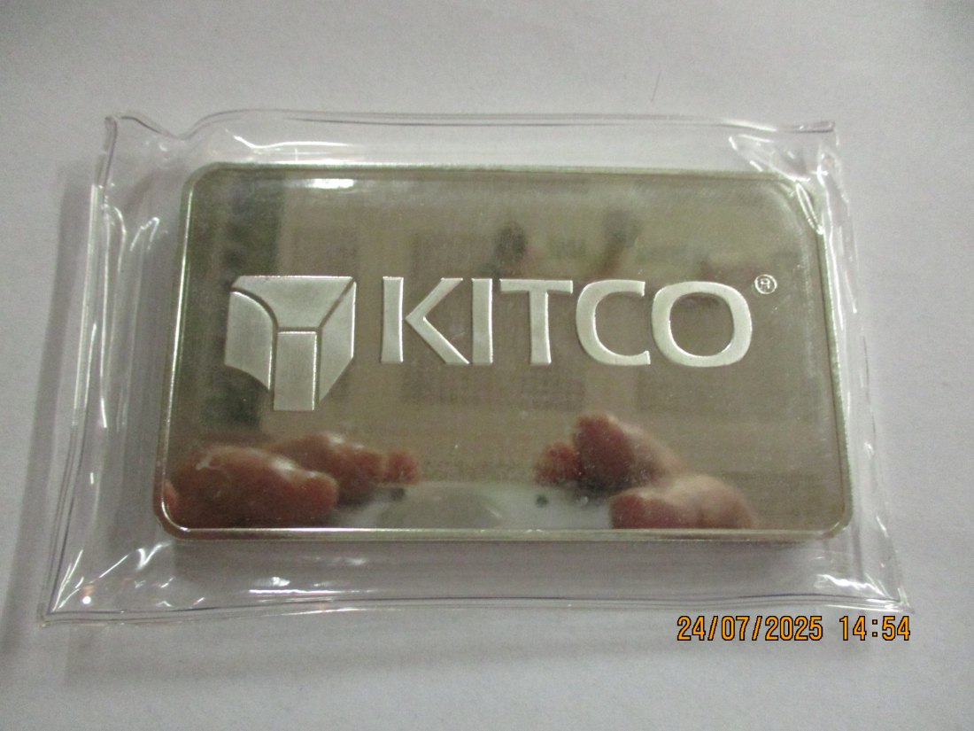  Silberbarren KITCO 9999er Silber 311 Gramm - 1102140   