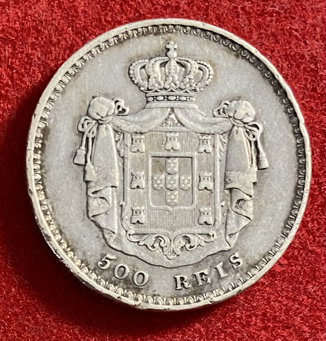  PORTUGAL - 500 ESCUDOS -1846 - SILVER - 916,6%   