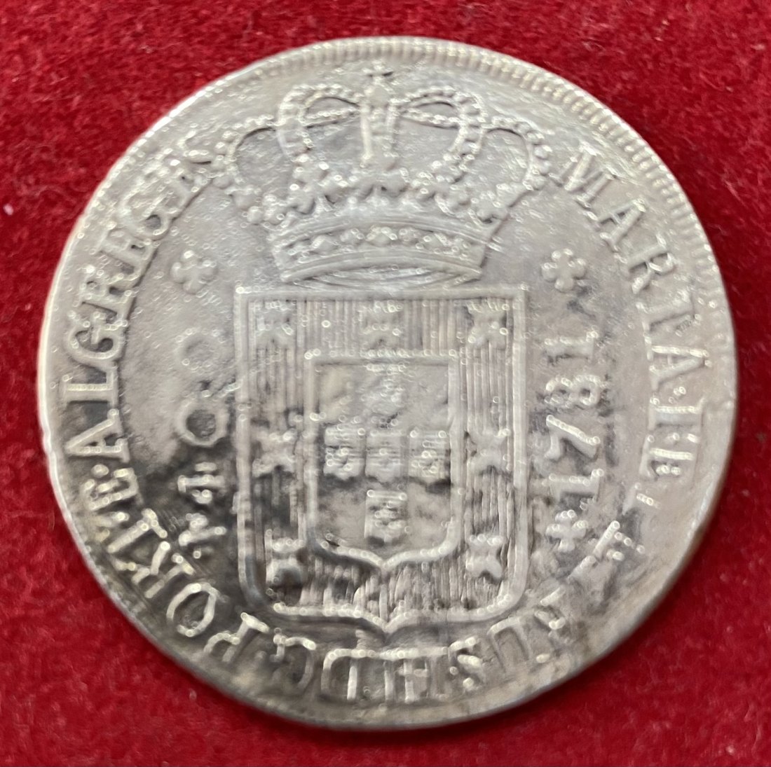 PORTUGAL - 400 RÉIS - CRUZADO NOVO - 1781 - SILVER