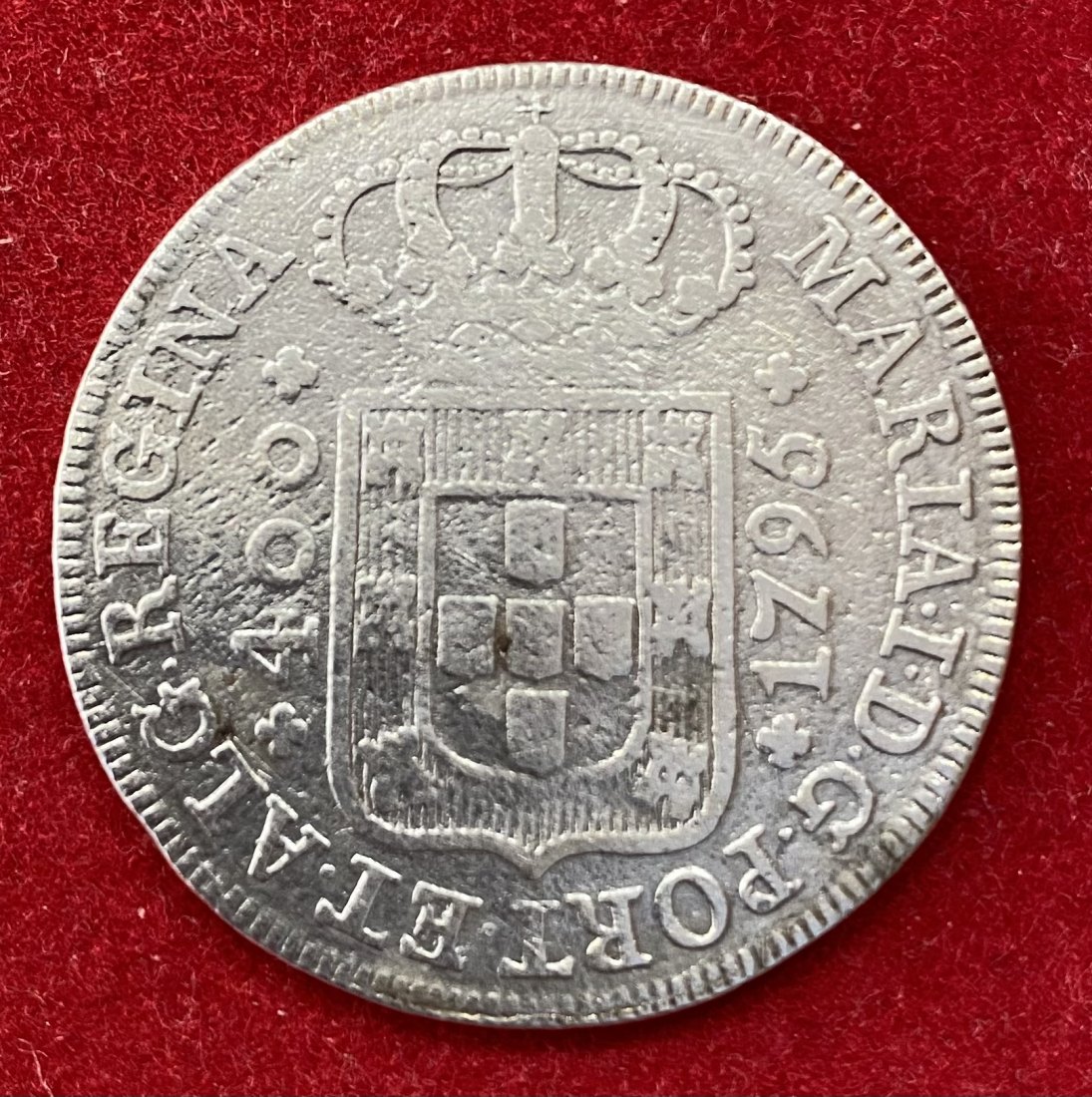 PORTUGAL - 400 RÉIS - CRUZADO NOVO - 1795 - SILVER