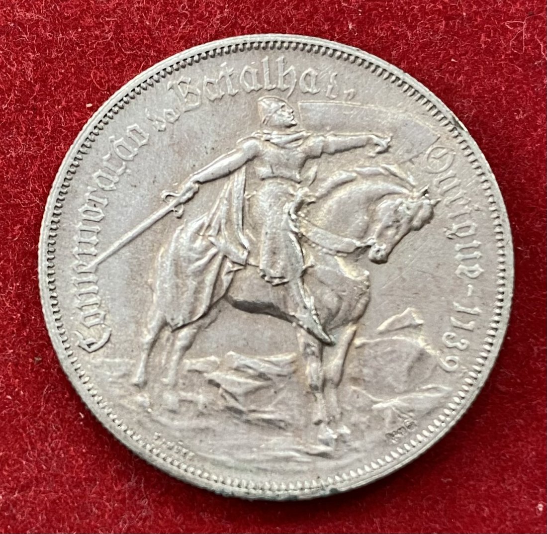 PORTUGAL - 10 ESCUDOS - 1928 - SILVER