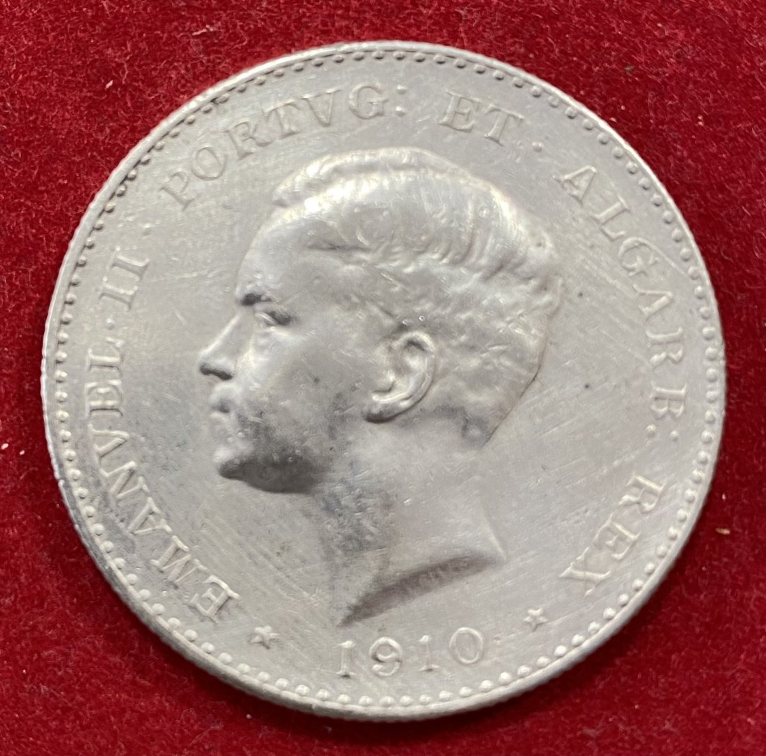PORTUGAL - 1.000 RÉIS - 1910 - PENINSULAR WAR - SILVER