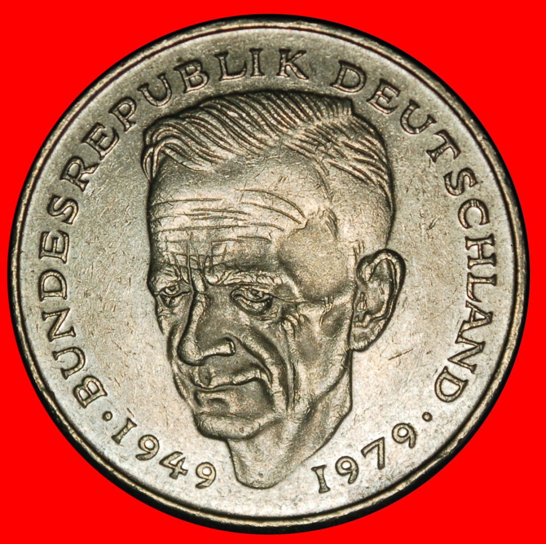 Ⰶ NICHT FORMEL 1 SCHUMACHER 1949-1979: DEUTSCHLAND ★ 2 MARK 1991A B+r2! PREUSSEN!★OHNE VORBEHALT!
