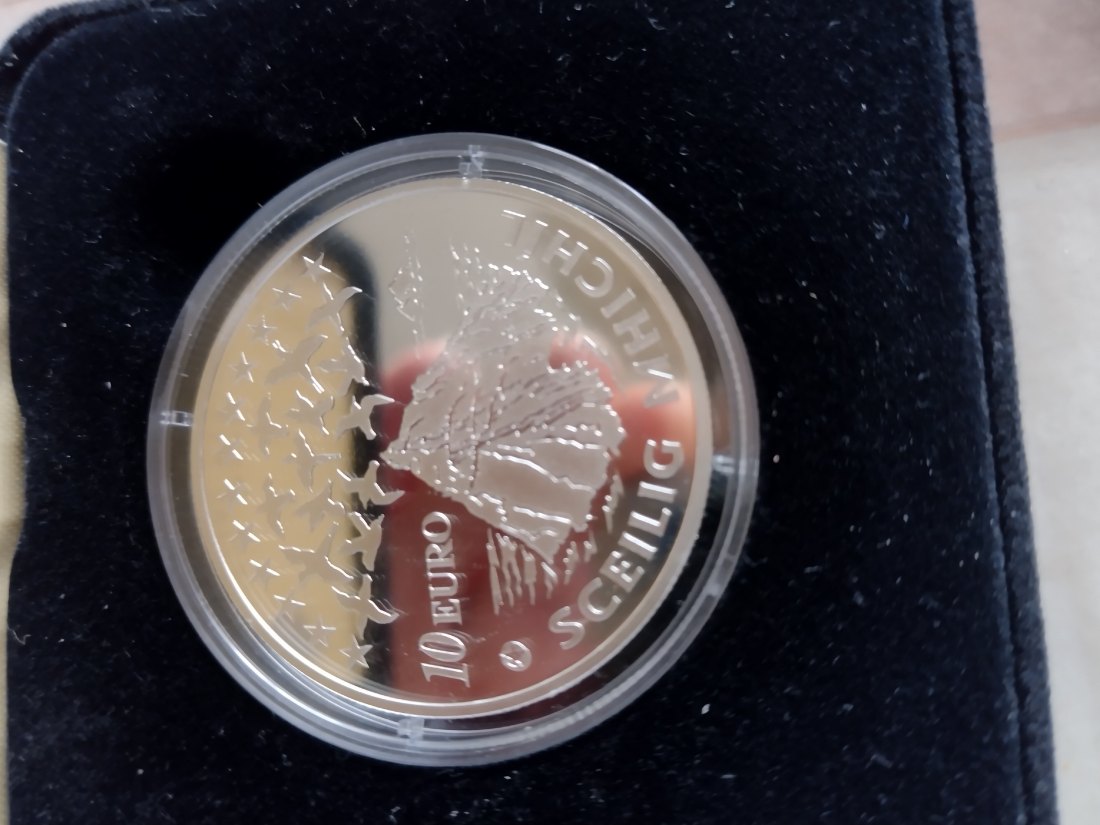  Silbermünzen, Irland 10€ 2008, Skellig Michael   
