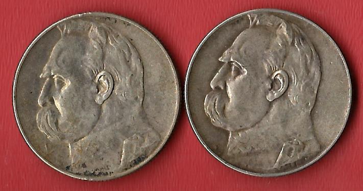  Polen 2x 5 ZL.1934,35 Koblenzer Muenzen Studio Münzankauf Koblenz Frank Maurer AL176   