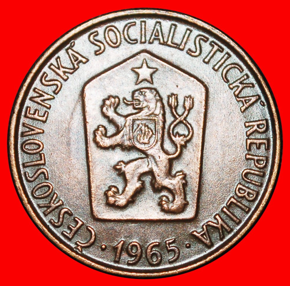  Ⰶ COMMUNISM (1963-1971): CZECHOSLOVAKIA ★ 50 HELLER 1965!★LOW START ★ NO RESERVE!   