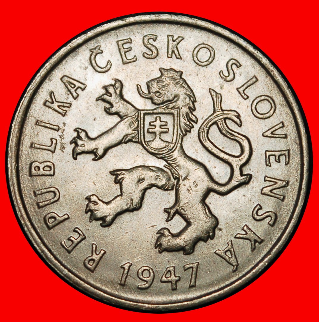 Ⰶ COMMUNISM (1947-1948): CZECHOSLOVAKIA ★ 2 CROWNS 1947 JANOSHIK (1688-1713)★LOW START ★ NO RESERVE!   