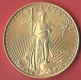  USA 25 D. 1996 1/2 OZ Gold Koblenzer Muenzen Studio Münzankauf Koblenz Frank Maurer AL184   