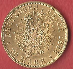  20 Mark Friedrich III 1888 Gold Koblenzer Muenzen Studio Münzankauf Koblenz Frank Maurer AL185   