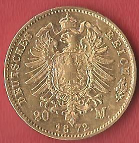  20 Mark Bayern 1872 Gold Koblenzer Muenzen Studio Münzankauf Koblenz Frank Maurer AL187   