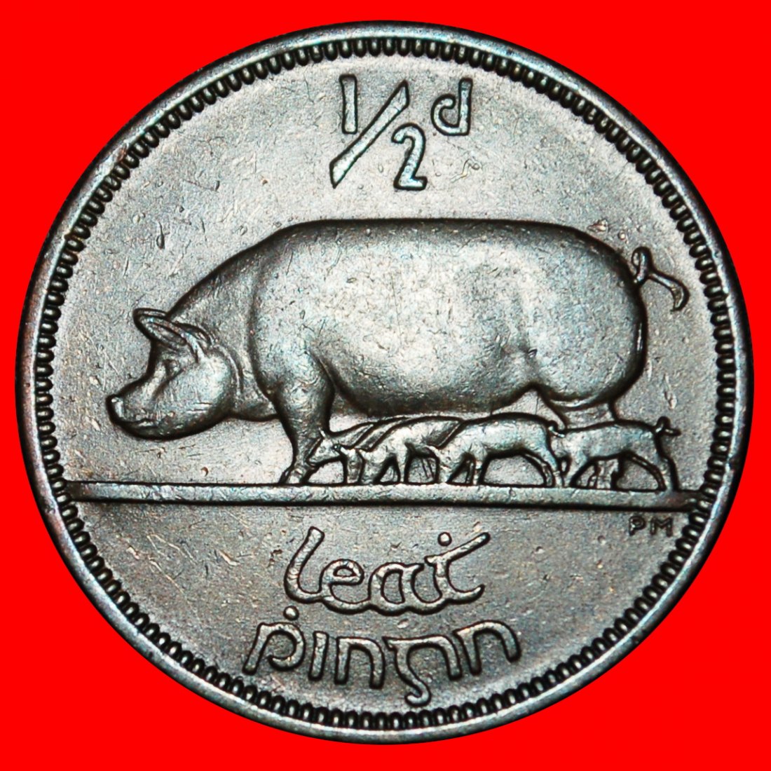 Ⰶ GROSSBRITANNIEN (1939-1967): IRLAND ★ 1/2 PENNY 1941! KRIEGSZEIT (1939-1945)★OHNE VORBEHALT!
