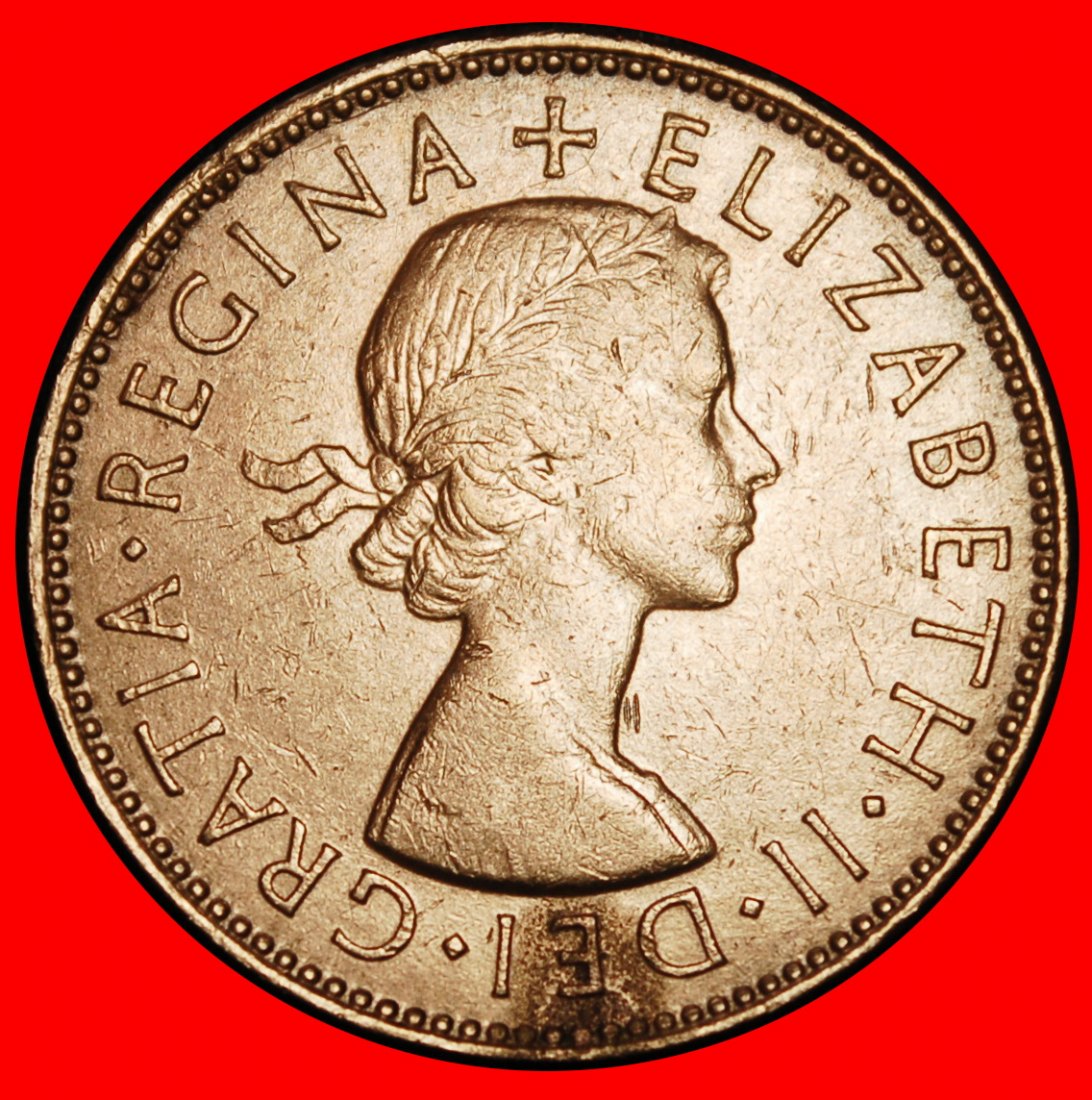  Ⰶ KÄNGURU RECHT (1953-1955): AUSTRALIEN ★ 1/2 PENNY 1953! ELISABETH II. (1952-2022)★OHNE VORBEHALT!   
