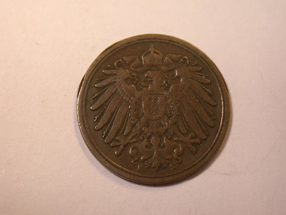  J05  KR  1 Pfennig  1903 E in ss    Originalbilder   