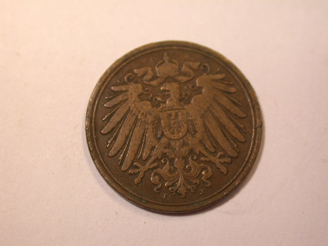  J05  KR  1 Pfennig  1903 J in ss    Originalbilder   