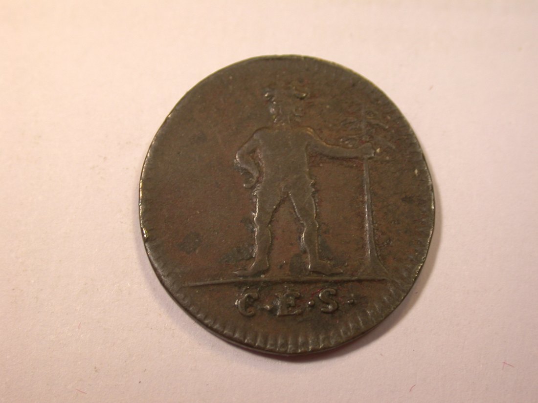  J05  Braunschweig-Wolfenbüttel  1 Pfennig 1783 in ss   Originalbilder   