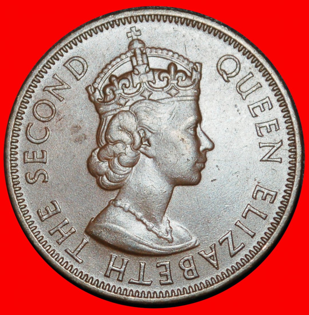  Ⰶ BRITAIN (1955-1965):CARIBBEAN★1 CENT 1959! ELIZABETH II (1953-2022) UNCOMMON★LOW START★NO RESERVE!   