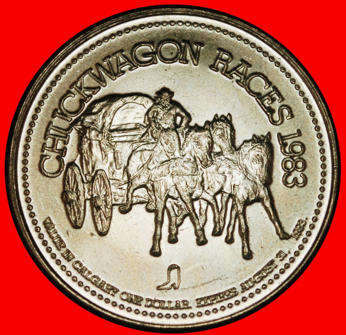 Ⰶ CALGARY ALBERTA: CANADA ★ DOLLAR 1983 Dick Cosgrave 1905 1973 NO ERROR! UNC ★LOW START★NO RESERVE!