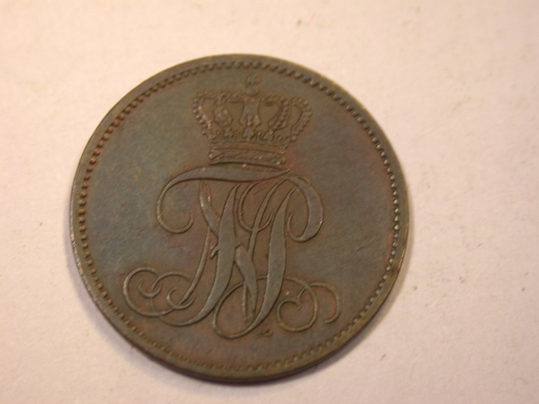  J06  Oldenburg 1 Schwaren 1854 in ss+/f.vz    Originalbilder   