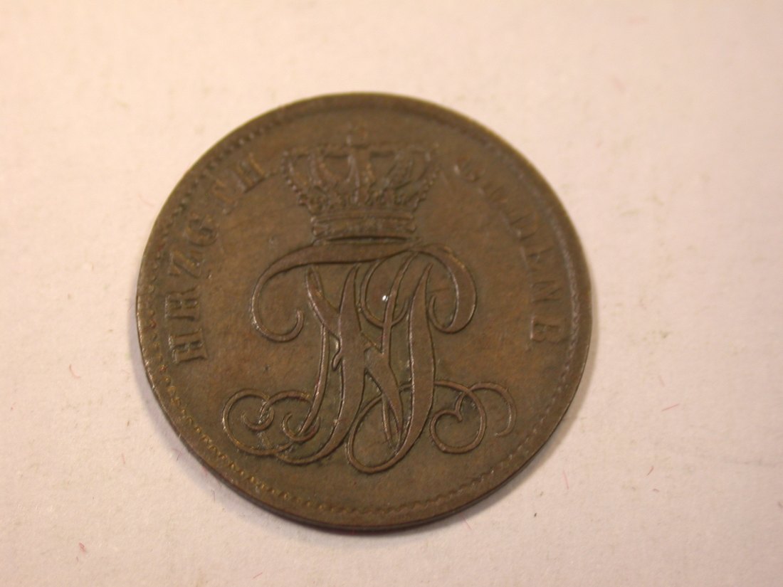  J06  Oldenburg 1 Schwaren 1858 in ss   Originalbilder   