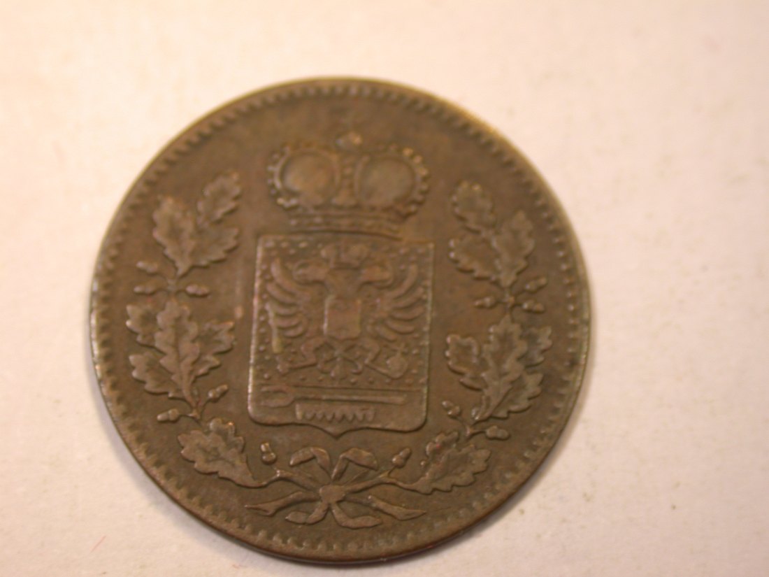  J06  Schwarzburg-Rudolstadt 1/4 Kreuzer 1861 in ss   Originalbilder   